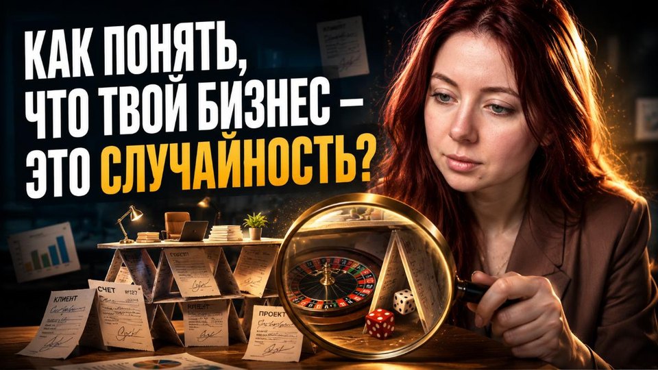 Обложка YouTube — «Как понять, что твой бизнес — это случайность»